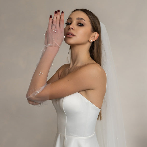 Bridal Pearl Gloves GLP/GL-005
