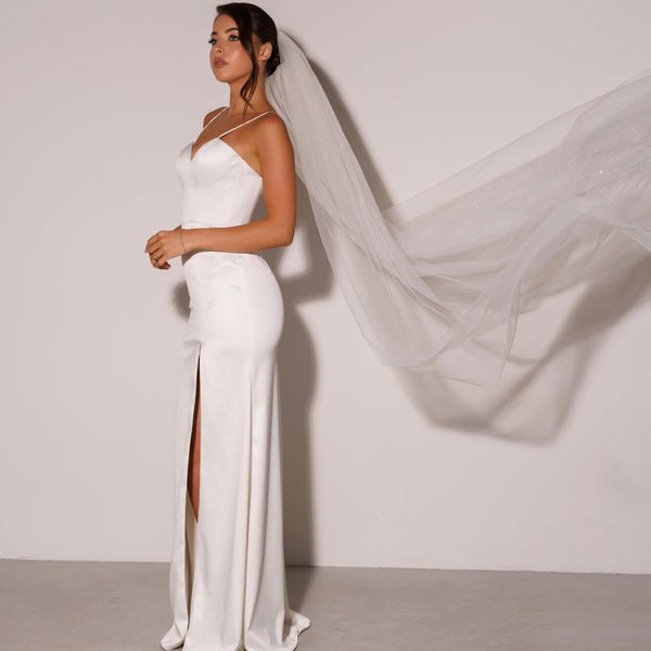 Glittery wedding veil, 2567