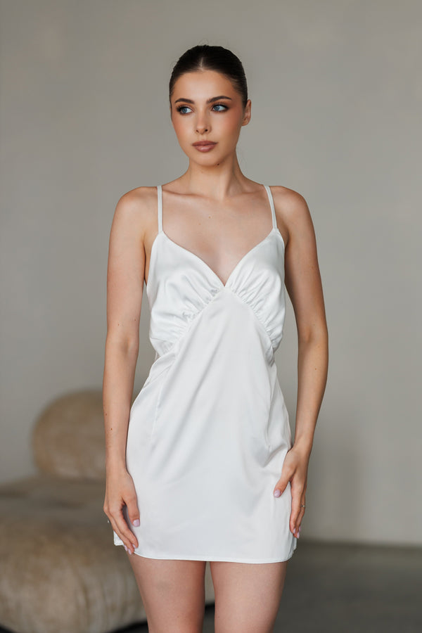 Short Wedding Morning Penuar for Bride, W - 015S