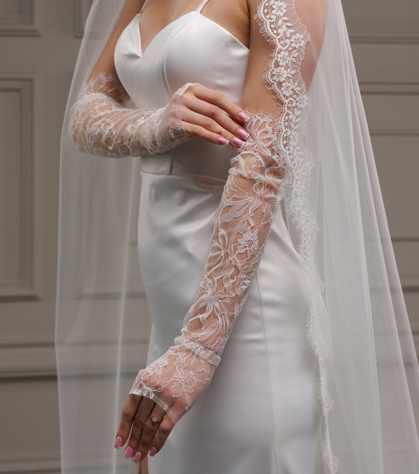 Bridal Lace Gloves GLOVEL2/GL-002